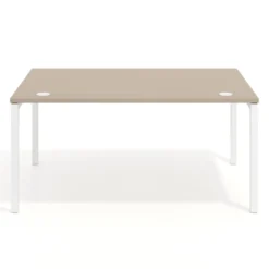 Mesa de dirección Kube fondo 100cm estructura blanca