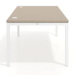 Mesa de dirección Kube fondo 100cm estructura blanca