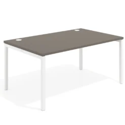 Mesa de dirección Kube fondo 100cm estructura blanca