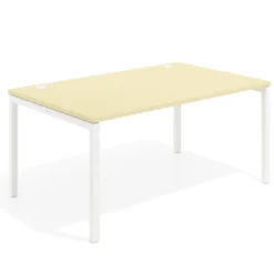 Mesa de dirección Kube fondo 100cm estructura blanca