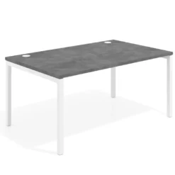 Mesa de dirección Kube fondo 100cm estructura blanca