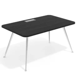 Mesa de dirección Tekno, patas de aluminio inyectado, estructura cromada
