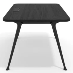 Mesa de dirección Tekno, patas de aluminio inyectado, estructura negra