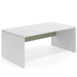 Mesa de Dirección Work Plus fondo 100 estructura blanco mate