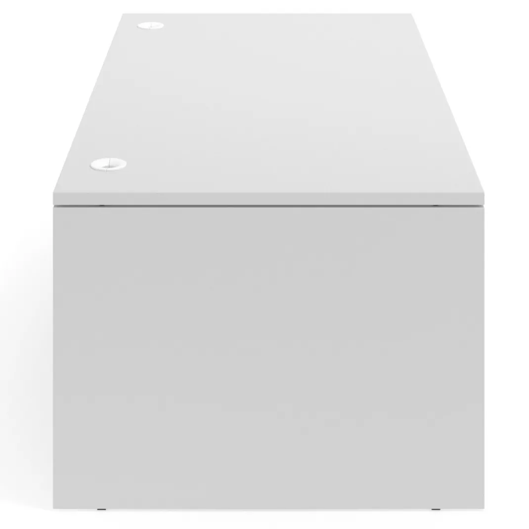 Mesa de Dirección Work Plus fondo 100 estructura blanco mate
