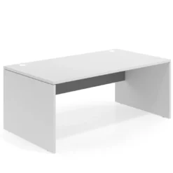 Mesa de Dirección Work Plus fondo 100 estructura blanco mate
