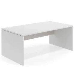 Mesa de Dirección Work Plus fondo 100 estructura blanco mate
