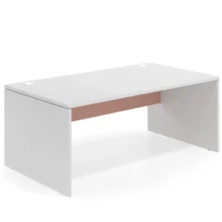 Mesa de Dirección Work Plus fondo 100 estructura blanco mate