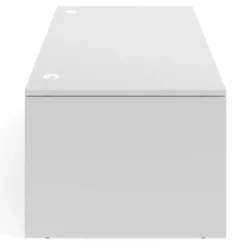 Mesa de Dirección Work Plus fondo 100 estructura blanco mate