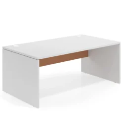 Mesa de Dirección Work Plus fondo 100 estructura blanco mate