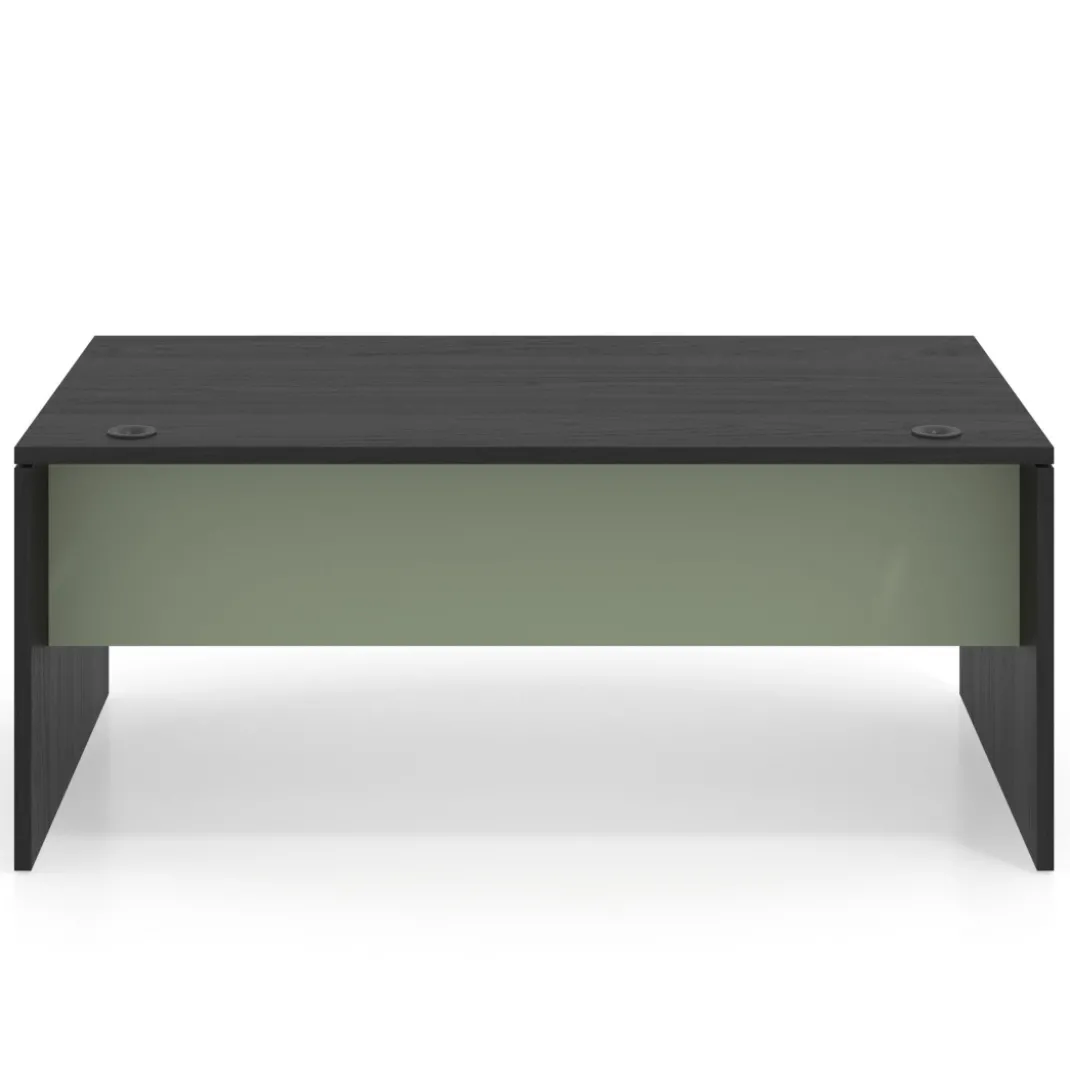 Mesa de Dirección Work Plus fondo 100 estructura bocamina