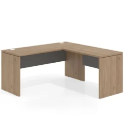 Mesa de Escritorio con ala Work Plus fondo 60 estructura naturale
