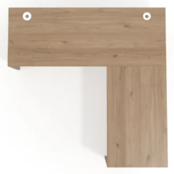 Mesa de Escritorio con ala Work Plus fondo 60 estructura naturale