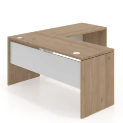 Mesa de Escritorio con ala Work Plus fondo 60 estructura naturale