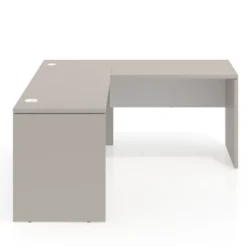 Mesa de Escritorio con ala Work Plus fondo 60 diseño bicolor
