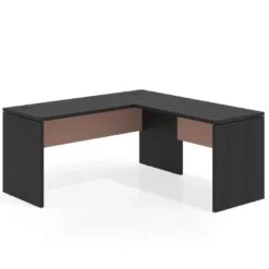 Mesa de Escritorio con ala Work Plus fondo 60 estructura bocamina