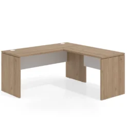 Mesa de Escritorio con ala Work Plus fondo 60 estructura naturale