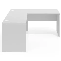 Mesa de escritorio en L Work fondo 60 estructura monocolor