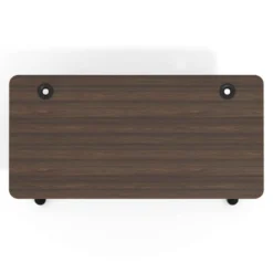 Mesa de Escritorio pata en T, fondo 68cm, estructura negra, sobre ergonómico