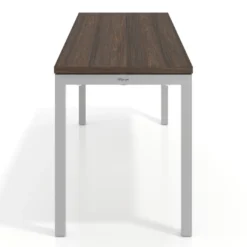 Mesa de escritorio pequeña Kube fondo 60cm estructura aluminio