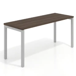 Mesa de escritorio pequeña Kube fondo 60cm estructura aluminio
