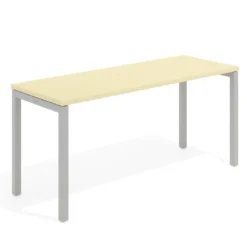 Mesa de escritorio pequeña Kube fondo 60cm estructura aluminio