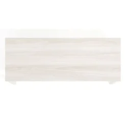 Mesa de escritorio pequeña Kube fondo 60cm estructura blanca