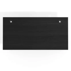 Mesa de Escritorio Tdesk, fondo 80cm, estructura negra, sobre recto