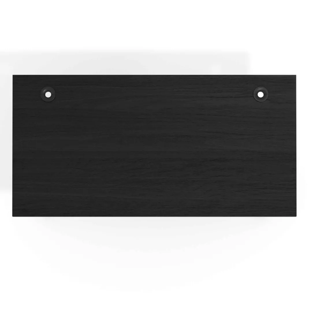 Mesa de Escritorio Tdesk, fondo 80cm, estructura negra, sobre recto