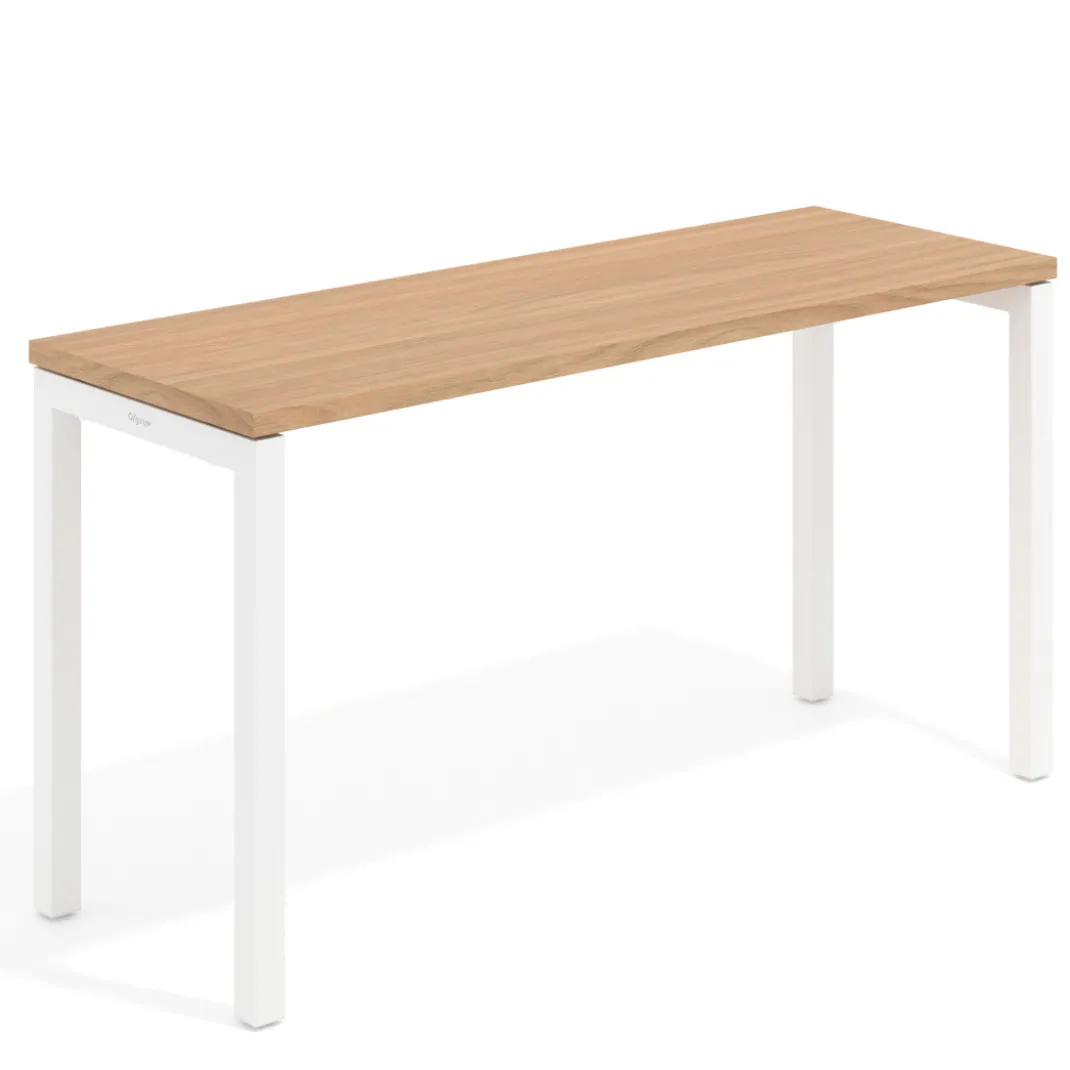 Mesa de formación fondo 50cm Kube estructura blanco