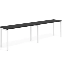 Mesa de formación progresiva doble Kube, fondo 50cm, estructura blanco