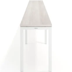 Mesa de formación progresiva triple Kube, fondo 50cm, estructura blanco
