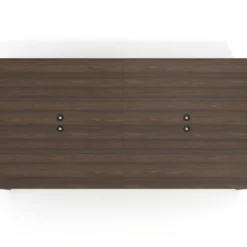 Mesa de juntas rectangular doble fondo 166 cm, estructura negra