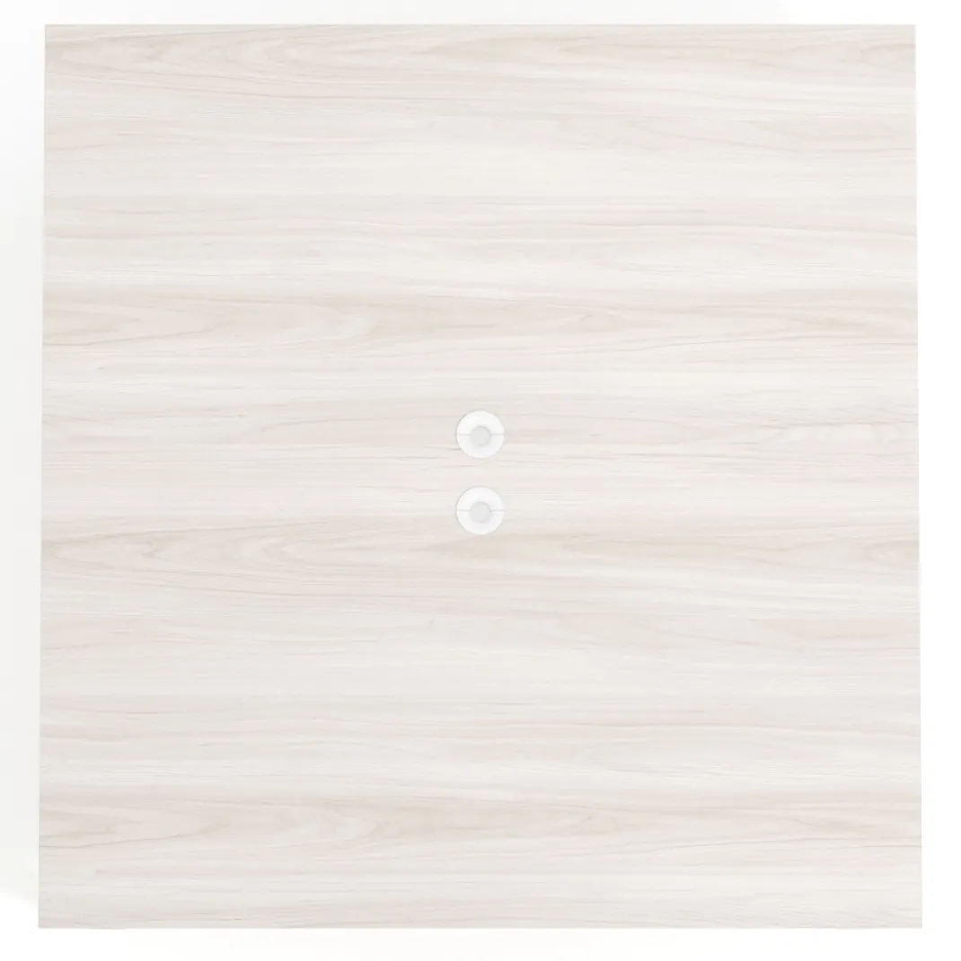 Mesa de juntas rectangular fondo 166 cm, estructura blanca