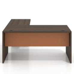 Mesa de Oficina con cajones Work Plus fondo 80, frontales de metal estructura mistral