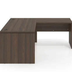Mesa de Oficina en L Work Plus fondo 80 diseño monocolor