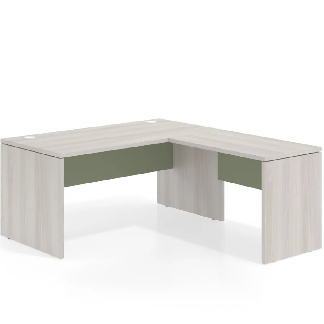 Mesa de Oficina en L Work Plus fondo 80 estructura california