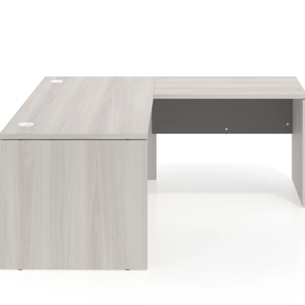 Mesa de Oficina en L Work Plus fondo 80 estructura california