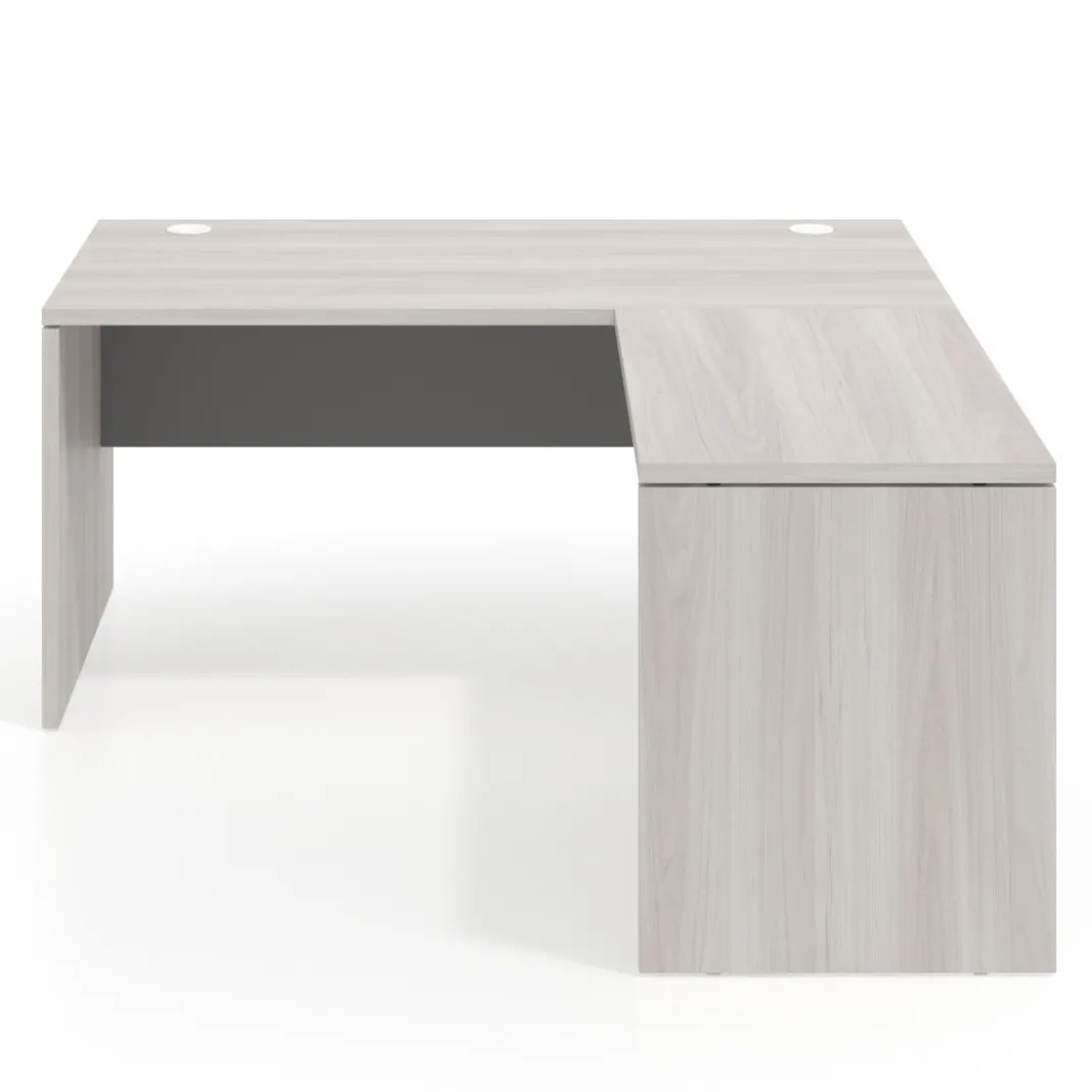 Mesa de Oficina en L Work Plus fondo 80 estructura california