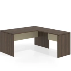 Mesa de Oficina en L Work Plus fondo 80 estructura mistral
