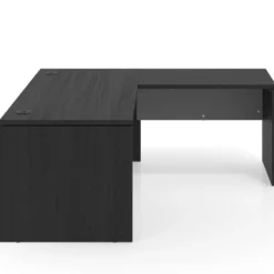 Mesa de Oficina en L Work Plus fondo 80 estructura bocamina