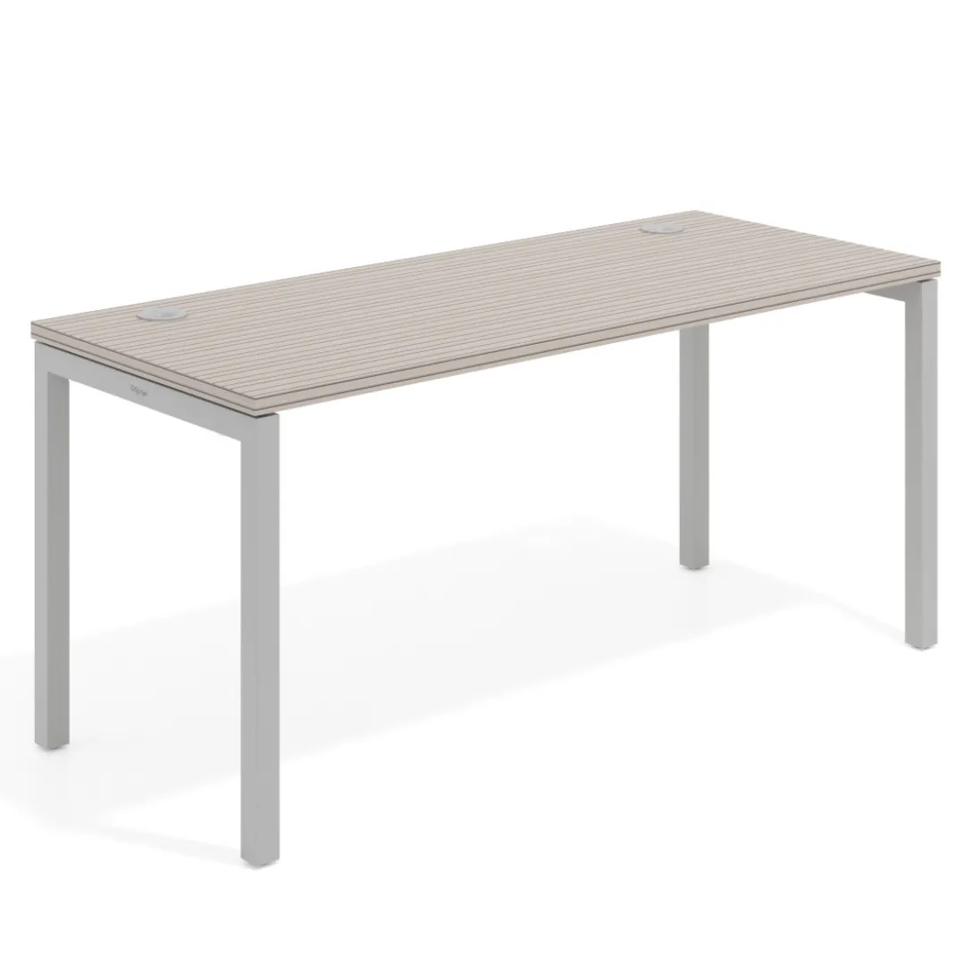 Mesa de oficina Kube fondo 68cm estructura aluminio