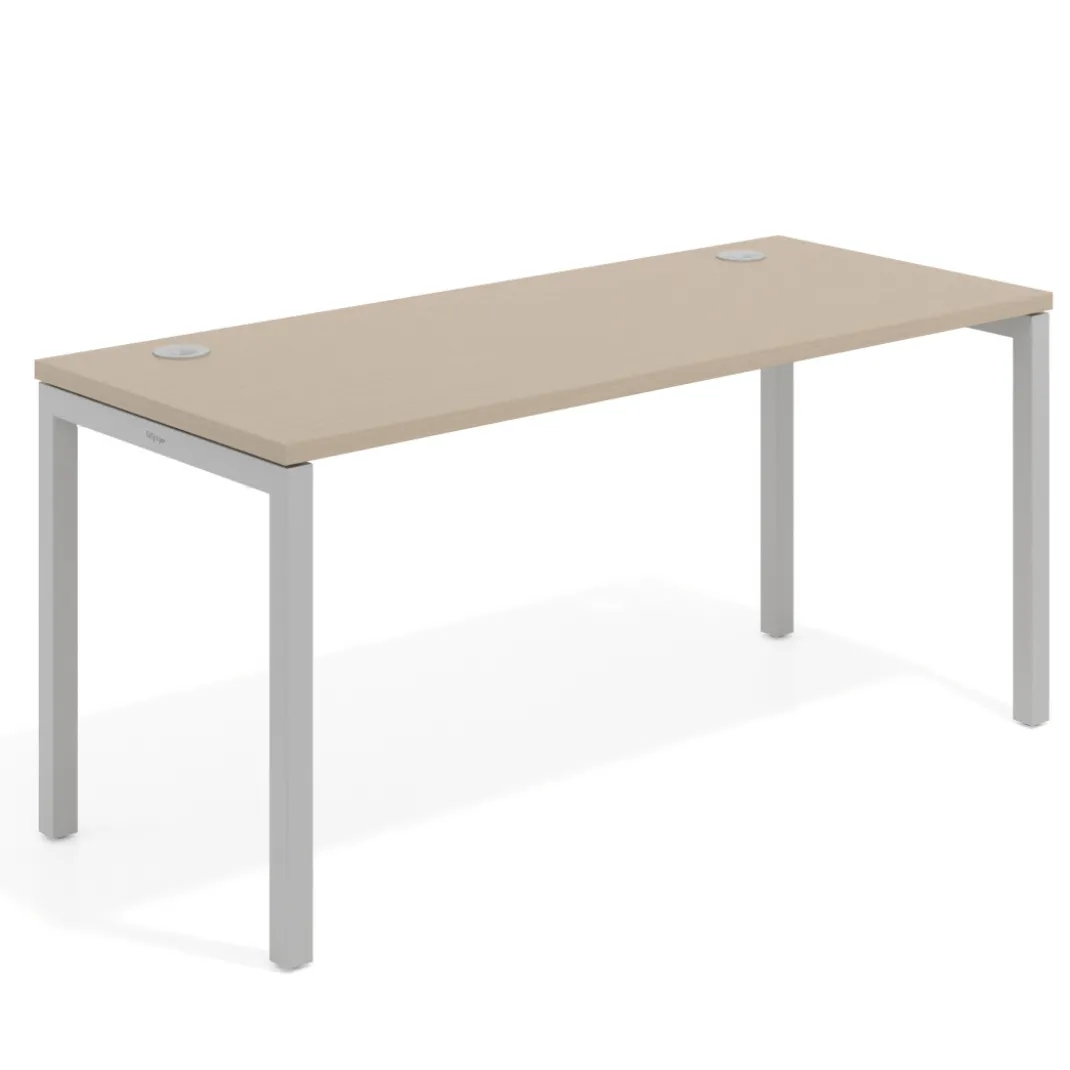 Mesa de oficina Kube fondo 68cm estructura aluminio