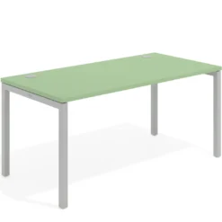 Mesa de oficina Kube fondo 80cm estructura aluminio