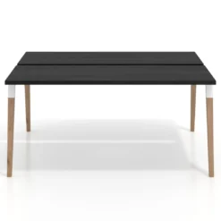 Mesa de oficina multipuesto Arki para 2 personas fondo 126 cm