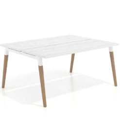 Mesa de oficina multipuesto Arki para 2 personas fondo 126 cm