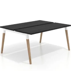 Mesa de oficina multipuesto Arki para 2 personas fondo 126 cm