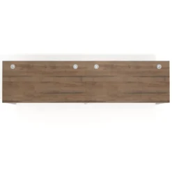 Mesa de oficina progresiva doble Kube, fondo 80cm, estructura aluminio