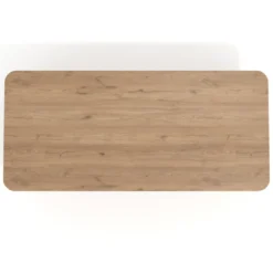 Mesa de oficina Tekno fondo 100, patas aluminio inyectado, estructura cromada