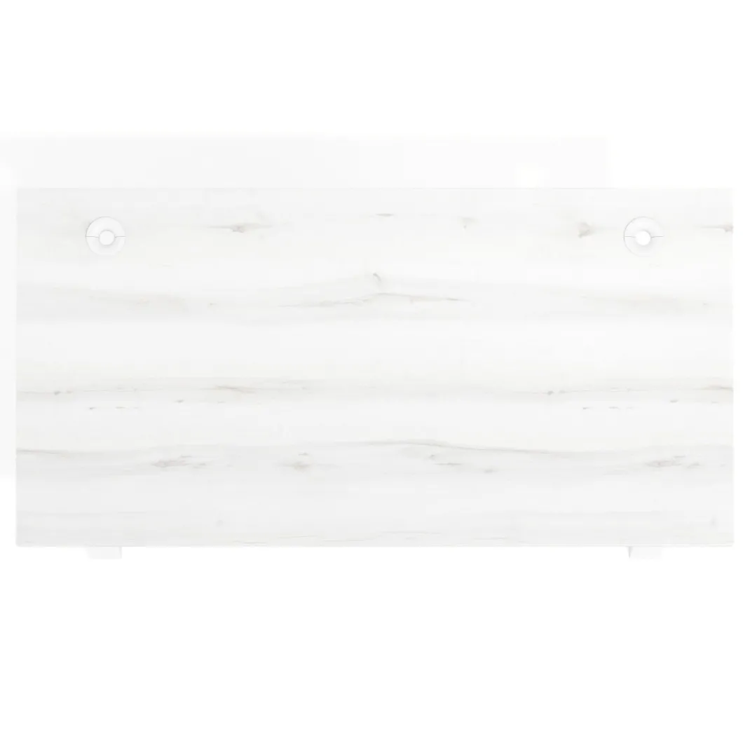 Mesa de oficina UvePro fondo 80cm, estructura blanca con patas de metal